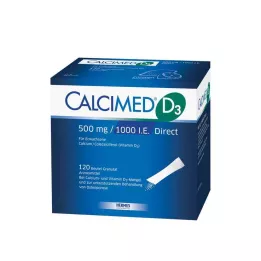 CALCIMED D3 500 mg/1000 IU direct granules, 120 pcs