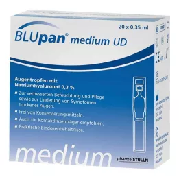 BLUPAN medium UD eye drops, 20X0.35 ml