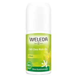 WELEDA Citrus 24h deodorant roll-on, 50 ml