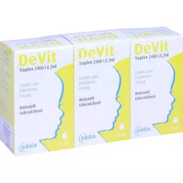DEVIT Drops 2400 IU/ml Oral drops, 3X10 ml