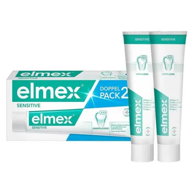 Elmex Sensitive toothpaste double pack, 2x75 ml