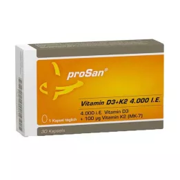 PROSAN Vitamin D3+K2 4,000 IU capsules, 30 pcs