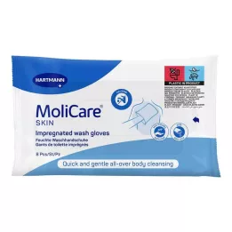 MOLICARE SKIN Wash gloves, 8 pieces