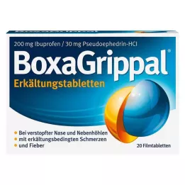 BOXAGRIPPAL Cold tablets 200 mg/30 mg FTA, 20 pcs