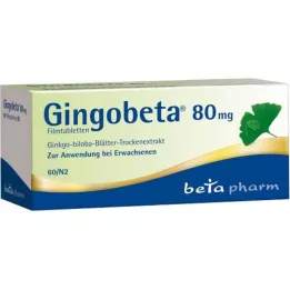 GINGOBETA 80 mg film-coated tablets, 60 pcs