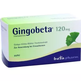 GINGOBETA 120 mg film -coated tablets, 60 pcs