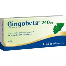 GINGOBETA 240 mg film-coated tablets, 30 pcs