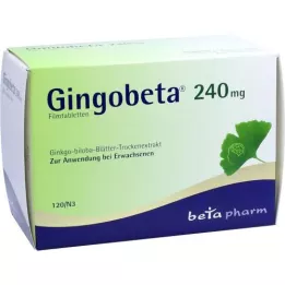 GINGOBETA 240 mg film -coated tablets, 120 pcs