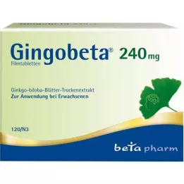 GINGOBETA 240 mg film-coated tablets, 120 pcs