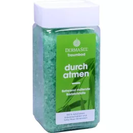 DERMASEL Breathe Deeply Dead Sea Bath Salts, 520 g