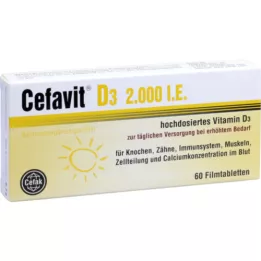 CEFAVIT D3 2,000 I.E. film -coated tablets, 60 pcs