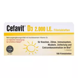 CEFAVIT D3 2,000 IU film-coated tablets, 100 pcs