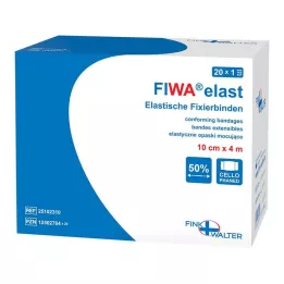 FIXIERBINDE elastic 10 cmx4 m cellophaned, 1 pc