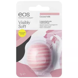 EOS VS Coconut Milk Visibly Soft Lip Balm Blister, 1 pc