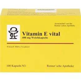 VITAMIN E VITAL 400 mg Rennersche Apotheke soft capsules, 100 pcs
