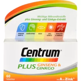 CENTRUM Plus Ginseng &amp; Ginkgo Tablets, 60 pcs