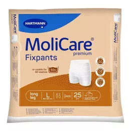 MOLICARE Premium Fixpants Long Leg Gr.L, 25 pcs