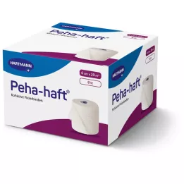 PEHA-HAFT fixation bandage latex-free 6 cmx20 m, 8 pcs