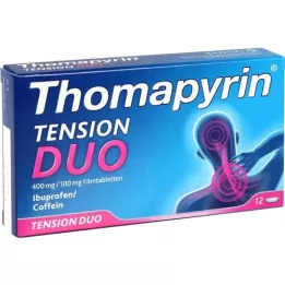 THOMAPYRIN TENSION DUO 400 mg/100 mg tabletki z filmu, 12 szt