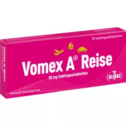 VOMEX A Reise 50 mg Sublingualtabletten, 10 St