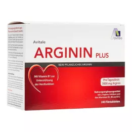 ARGININ PLUS Vitamin B1+B6+B12+Folic Acid Film-Coated Tablets, 240 pcs