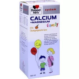 DOPPELHERZ Calcium+Magnesium family system liquid, 250 ml