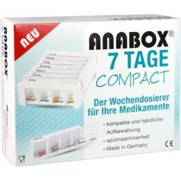 ANABOX Compact 7 Tage Wochendosierer weiß, 1 St