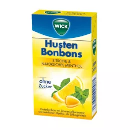 WICK Lemon & Nat.Menthol Bonb.no.Zucker Clickbox, 46 g
