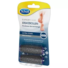 SCHOLL Velvet smooth Pedi replacement rollers ultra strong, 2 pieces