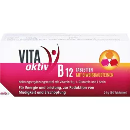 Vita active B12 tablets with protein blocks, 90 pcs