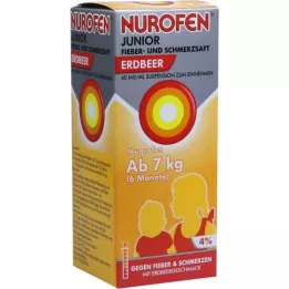 NUROFEN Junior πυρετός και πόνος χυμός φράουλας 40 mg/ml, 150 ml