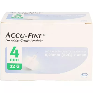 ACCU FINE steril tűk F.insulinpens 4 mm 32 g, 100 db
