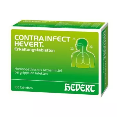 CONTRAINFECT Hevert cold tablets, 100 pcs CONTRAINFECT Hevert cold tablets, 100 pcs