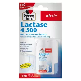 DOPPELHERZ Lactase 4,500 tablets, 120 pcs