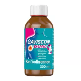 GAVISCON Dual 500mg/213mg/325mg suspension for one, 300 ml