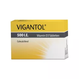 VIGANTOL 500 IU vitamin D3 tablets, 100 pcs