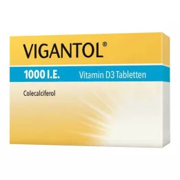 VIGANTOL 1,000 IU vitamin D3 tablets, 100 pcs
