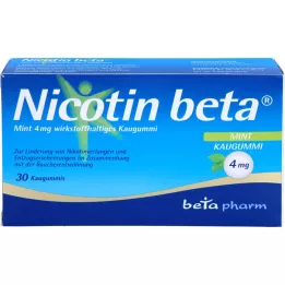 NICOTIN beta mint 4 mg active ingredient stop. KaUgummi, 30 pcs