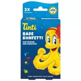 TINTI Bath confetti 3 pack, 3X6 g