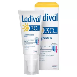 Ladival Allergic skin sunscreen gel face LSF 30, 50 ml