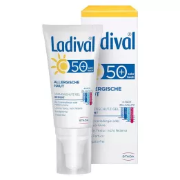 Ladival Allergic skin sunscreen gel face LSF 50+, 50 ml