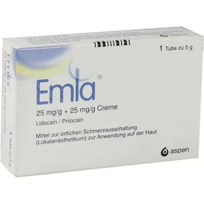 EMLA 25 mg/g + 25 mg/g Creme + 2 Tegaderm Pfl., 5 g
