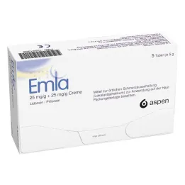 Emla cream + Tegaderm plaster, 5X5 g