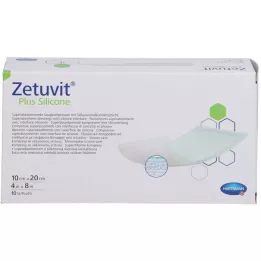 ZETUVIT Plus Silicone sterile 10x20 cm, 10 pcs