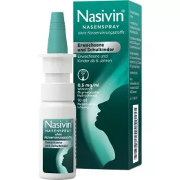 NASIVIN Σπρέι μύτης για ενήλικες και παιδιά σχολικής ηλικίας, 10 ml