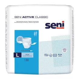 SENI Active Classic Incontinence Briefs Disposable L, 30 pcs