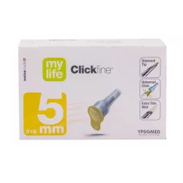 MYLIFE Clickfine pen needles 5 mm 31 G, 100 pcs