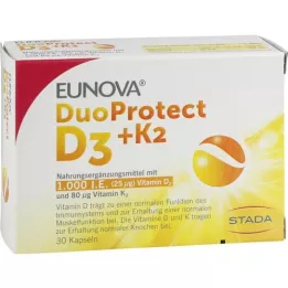 EUNOVA DuoProtect D3+K2 1000 IU/80 μg κάψουλες, 30 τεμ