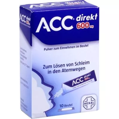 ACC directly 600 mg of powder to take in the bag, 10 pcs