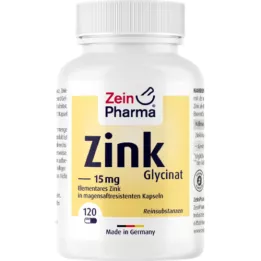 ZINK CHELAT 15 mg in gastrointestinal resist.veg.kaps., 120 pcs